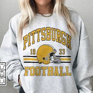 Pittsburgh Steelers Football Sweatshirt Retro 90s Steelers Football Shirt tee